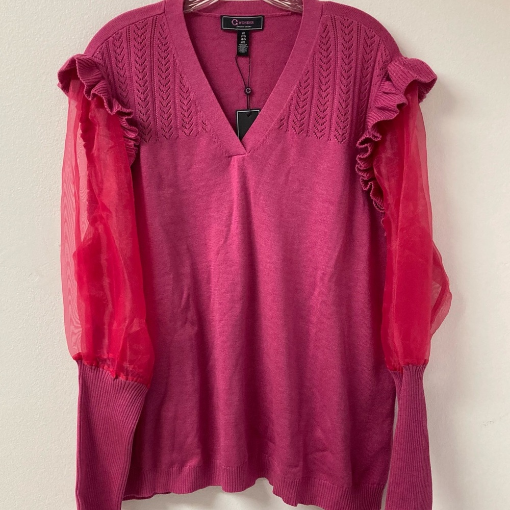 Christian Siriano Novelty Sweater-3X-NWT